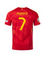Espanja Alvaro Morata #7 Kotipaita EM-Kisat 2024 Lyhythihainen